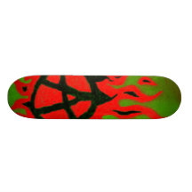 O conselho Logotipo-Invertido Anarquia-Novo de Bla Skate Boards