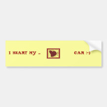 O coração gosta de um papagaio adesivos