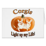 O Corgi 2 ilumina acima minha vida Cartoes