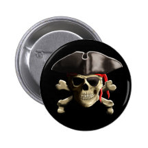 O crânio alegre do pirata de Roger Boton