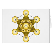 O cubo de Metatron Cartoes