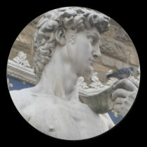 O David de Michelangelo, Florença Italia adesivos