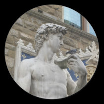 O David de Michelangelo, Florença Italia adesivos