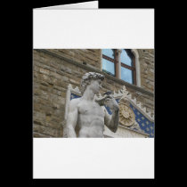 O David de Michelangelo, Florença Italia cartões