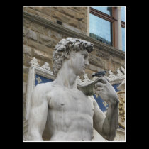 O David de Michelangelo, Florença Italia cartões postais