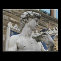 O David de Michelangelo, Florença Italia cartões postais
