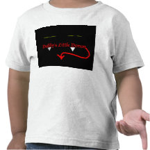 O demónio pequeno do pai tshirts