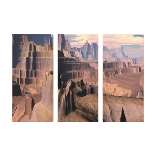 O deserto do envoltório das canvas de Kytherial do Impressão Em Canvas