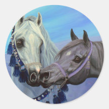 O deserto Jewels etiquetas árabes dos cavalos Adesivos