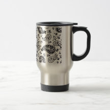 O design da arte modela os azulejos clássicos mode caneca