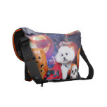 O Dia das Bruxas - Bichon Frise - Mia Bolsa Mensageiro