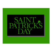O dia de St Patrick Cartões Postais