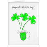 O dia de St Patrick o segredo do cartão da fabrica