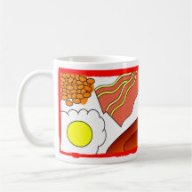 O dia inteiro pequeno almoço caneca