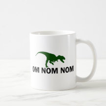 O dinossauro Rawr do OM Nom Nom está com fome Canecas