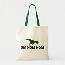 O dinossauro Rawr do OM Nom Nom está com fome Bolsa Para Compra