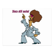 O disco ainda suga cartao postal