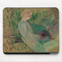 O divã, Rolande, 1894 Mouse Pads