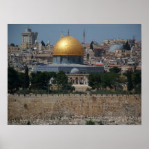 O Domo da Rocha em Jerusalém Posters