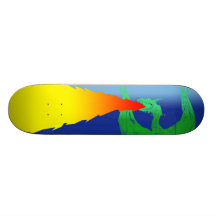 O dragão irritado skateboard