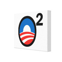 O esquadrou o termo de Obama em segundo Impressão De Canvas Envolvida