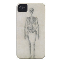 O esqueleto humano, vista anterior, da série capa iPhone 4 Case-Mate