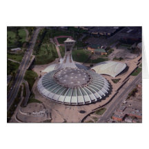 O Estádio Olímpico, Montreal, Quebeque, Canadá Cartão