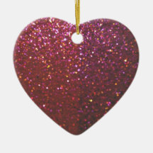O falso do rosa quente Sparkles & brilho - Glam &  Enfeite Para Arvore De Natal