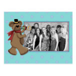 O feliz ano novo - design bonito do urso cartoes postais