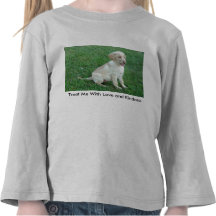 O filhote de cachorro bonito de Sittin, trata-me c T-shirts