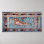 O fresco do Toreador, palácio de Knossos, Crete Posters