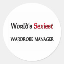 O gerente o mais "sexy" do Wardrobe do mundo Adesivo
