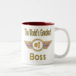 O grande chefe do mundo caneca