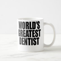 O grande dentista do mundo caneca