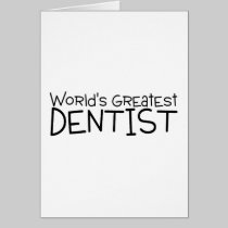 O grande dentista dos mundos cartões