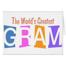 O grande grama do mundo retro cartões
