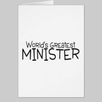 O grande ministro dos mundos cartões