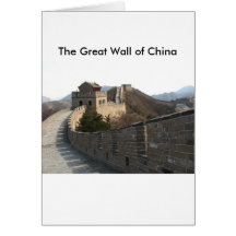 O Grande Muralha de China Cartoes