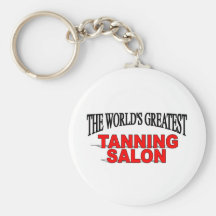 O grande salão de beleza Tanning do mundo Chaveiro