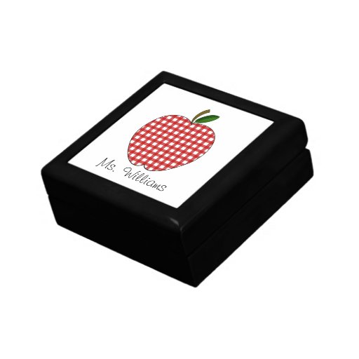 O guingão vermelho Apple personalizou a caixa de p