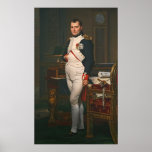 O imperador Napoleon em seu estudo no Tuilerie Impressão