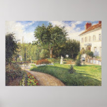 O jardim de Les Mathurins, Camille Pissarro Posteres