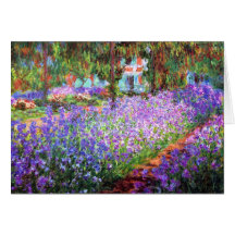 O jardim do artista em Giverny, Claude Monet Cartoes