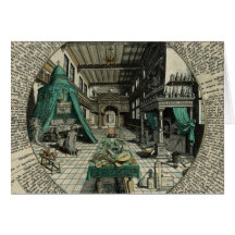 O laboratório do alquimista cartoes