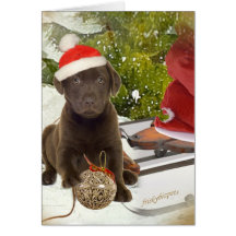 O laboratório do chocolate ama cartões de Natal