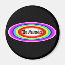 O logotipo de Malamites Ima De Geladeira