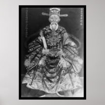 O mandarino Saigon Vietnam 1910 Impressão