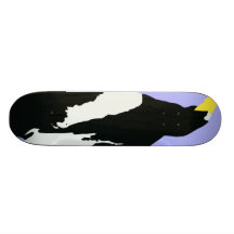 O mar Eagle de Steller que banha o skate