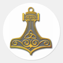 O Martelo-ouro do Thor Adesivo