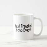 O melhor chefe de Freakin nunca Caneca